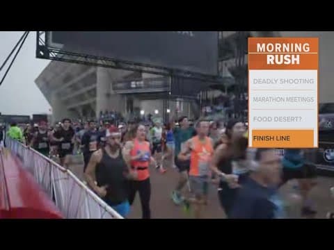 Thousands of runners participate in the BMW Dallas Marathon