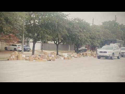 UPS addresses woman's concerns after seeing packages staged in West U parking lot