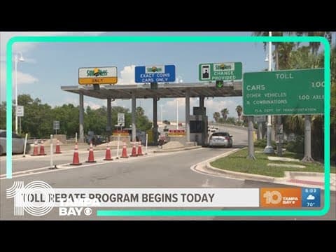 Toll relief program starts back up with Florida drivers to get credits back in their May bill