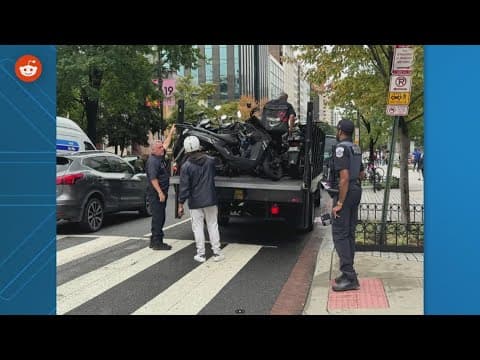 DC Police have impounded almost 500 unregistered mopeds since crackdown began