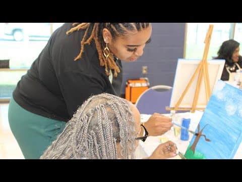 Prince George's County's Department of Parks and Rec is sponsoring an educational paint & sip event