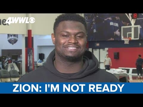 New Orleans Pelicans star Zion Williamson says he's physically okay, but mentally uncertain