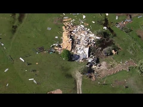 Mobile homes destroyed, vehicles tossed around like toys during tornado in Trinity County