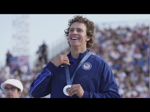 San Diego's Jagger Eaton takes home Olympic silver medal