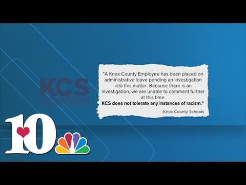 Knox Co. Schools employee placed on administrative leave after video shows him saying racial slurs