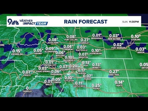 Latest forecast | Chilly and cloudy Sunday, more storms this week