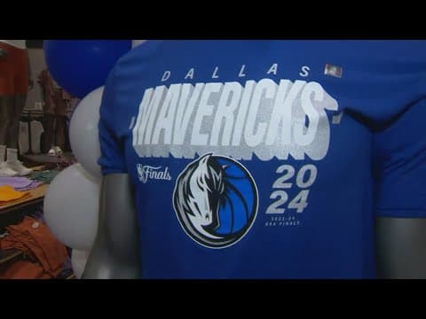 Mavs fans heading to stores to get their NBA Finals gear after victory