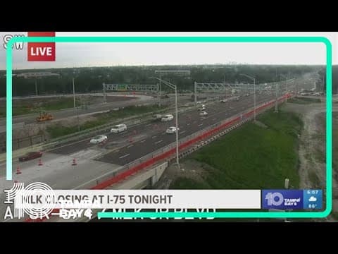 Diverging diamond interchange to open on MLK Boulevard over I-75