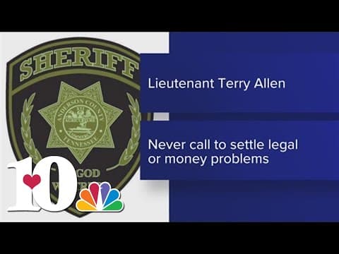 Anderson Co. Sheriff's Office warns about scammers pretending to be deputies