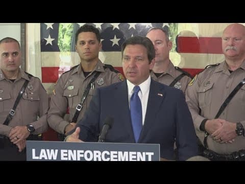 DeSantis recommends pay increases for Florida law enforcement officers, firefighters