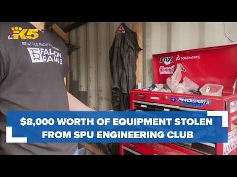 Thousands of dollars worth of equipment stolen from SPU engineering club