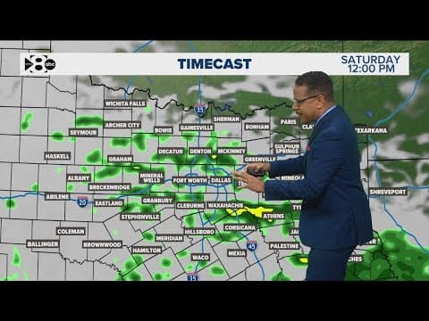 DFW weather: Full rain timeline, forecast for North Texas
