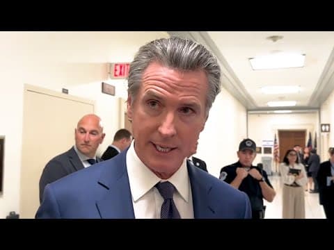 Gavin Newsom speaks on preparing for incoming presidency of Donald Trump