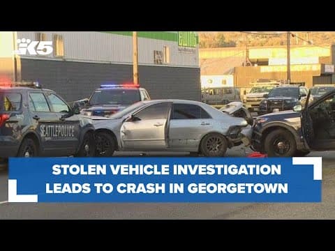 BREAKING: Seattle police cars involved in crash