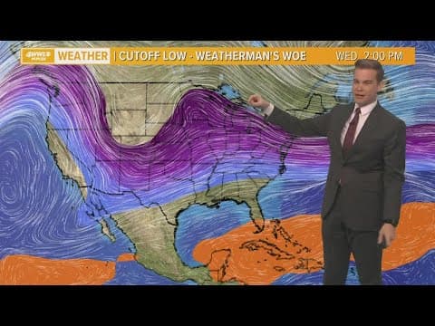 Warming trend and rainy end to the week