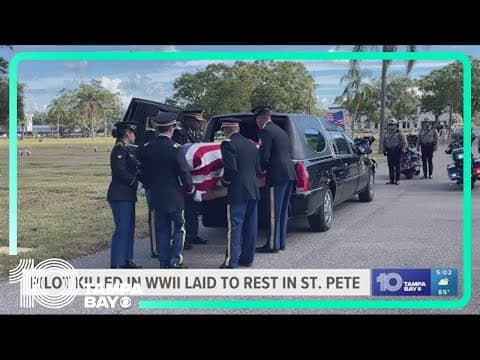 Pilot killed in WW2 laid to rest in St. Pete