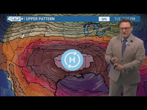 New Orleans Weather: Chance for spotty showers, heat and dryness returns