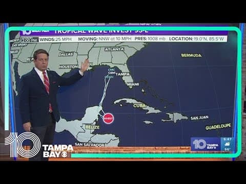 Tracking the Tropics: Invest 93-L designated in the Caribbean (5:30 p.m. Friday)