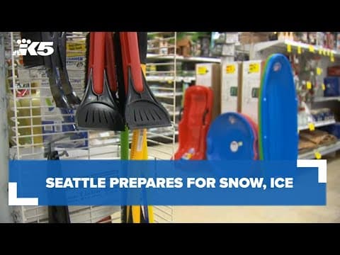 Seattle prepares for snow, ice