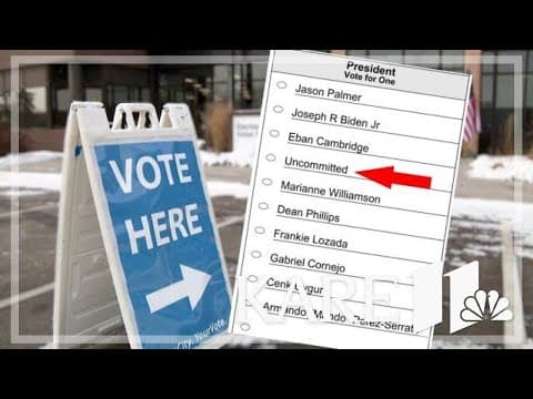 Ceasefire advocates urge Democrats to vote 'uncommitted' on Super Tuesday