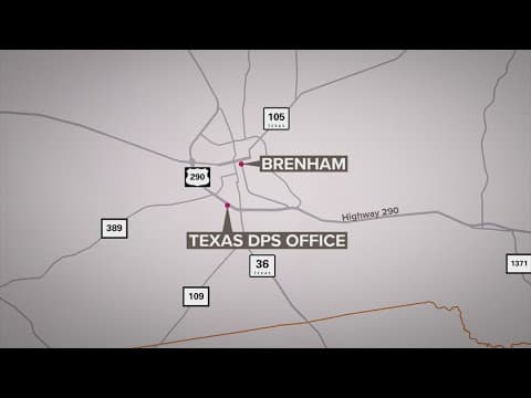 Commercial vehicle crashes into Brenham DPS Office, multiple injured, Texas DPS says