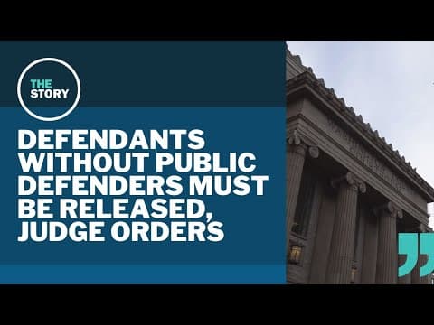 Washington County ordered to release defendants from jail if public defenders aren't available