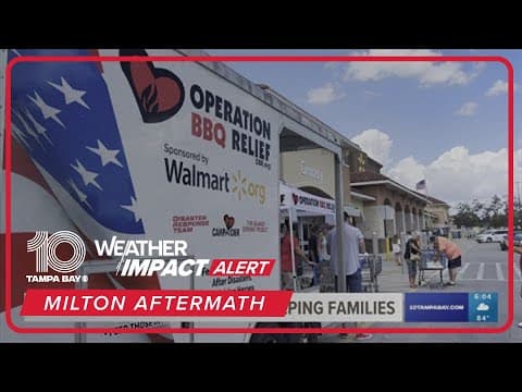 Operation BBQ Relief gives out free meals to Hurricane Milton victims