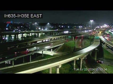 DFW Traffic: Slowdowns on I35 in Fort Worth