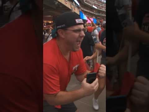 Twins fans go nuts after Game 1 Wild Card won over the Toronto Blue Jays!