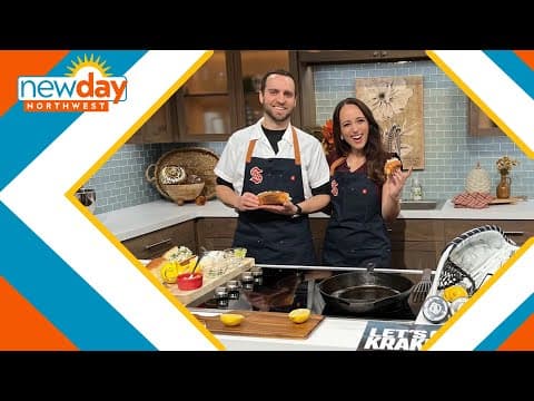 Making Kraken crab rolls with 32 Bar & Grill - New Day NW