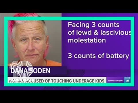 Pinellas County woman accused of touching minors at apartment pool