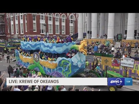 Krewe of Okeanos 'Hippocampus' float