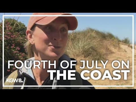 Celebrating Fourth of July on the Oregon coast