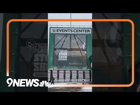 Snow day at the 2024 National Western Stock Show in Denver, Colorado
