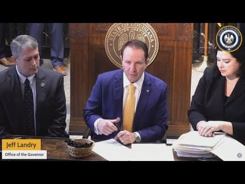 Gov. Jeff Landry to announce insurance reform plan in Louisiana