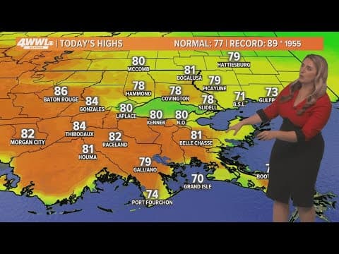 New Orleans weather: full Saturday forecast
