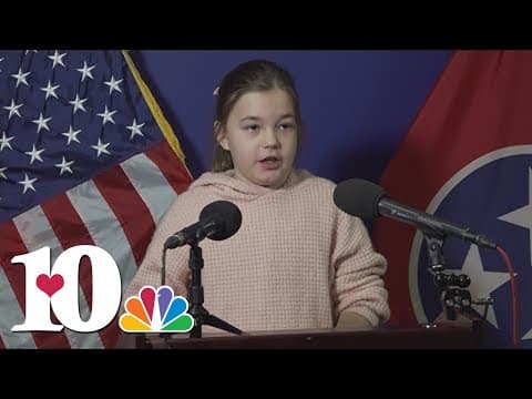 Children speak to Tennessee lawmakers regarding gun violence