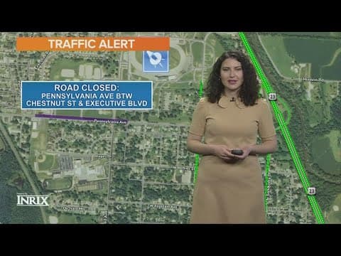 Navigating traffic for Trump rally in Delaware County