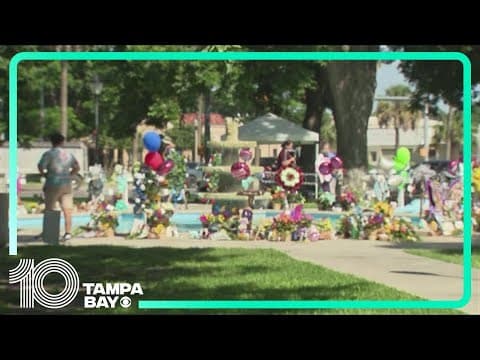 People pay respects at Uvalde memorial 1 year after school shooting