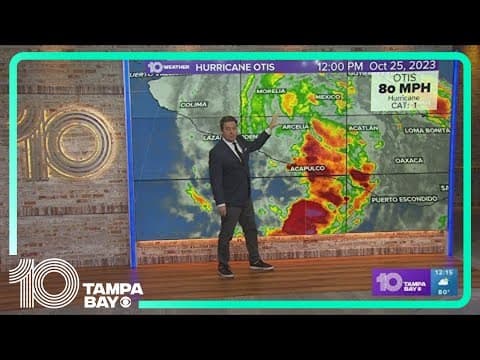 Tracking the Tropics: After making landfall in Mexico as Category 5 storm, Hurricane Otis quickly we