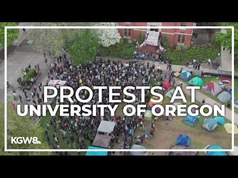 University of Oregon protesters reject deal to leave encampment