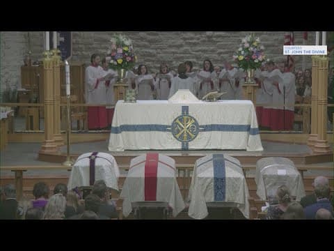 Funeral held for four members of Liberty family who died in Hill Country flooding