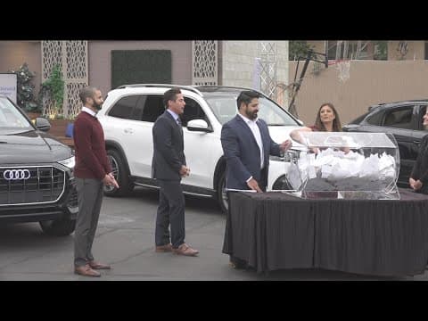CBS 8 picks a ticket as part of Ronald McDonald House Charities Hoehn Motors Luxury Car Raffle