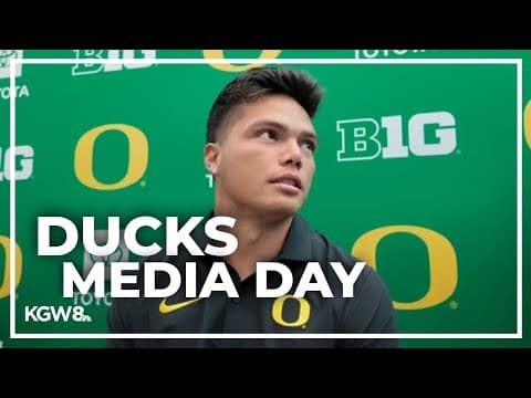 Catching up with Oregon Ducks football at media day