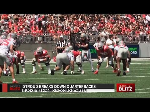 C.J. Stroud breaks down the Ohio State quarterback battle