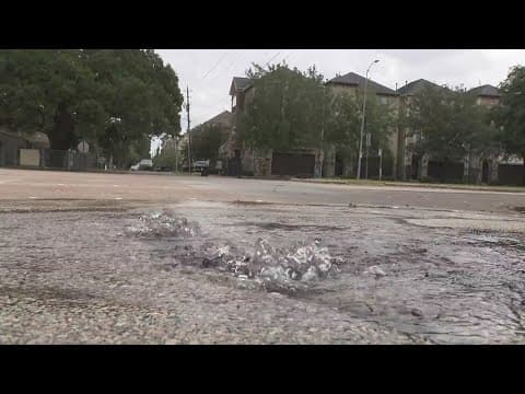 West Houston water leak has gradually grown into big problem since August