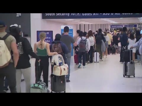 Airports feeling the impact of the government shutdown