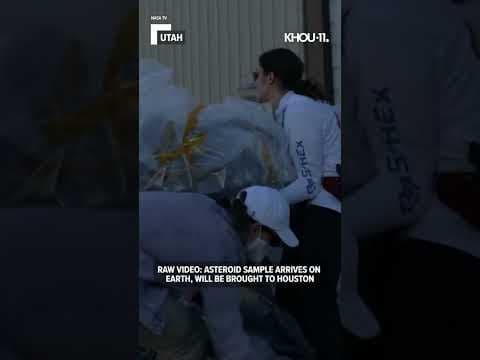 Sample from asteroid Bennu arrives in Utah, will be taken to Johnson Space Center #shorts