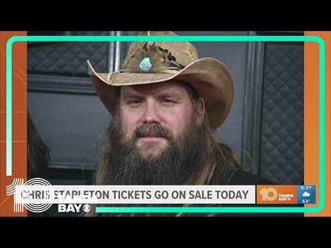 Chris Stapleton concert tickets go on sale today at 10 a.m.