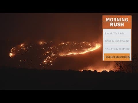 Southern California wildfires force people from their homes